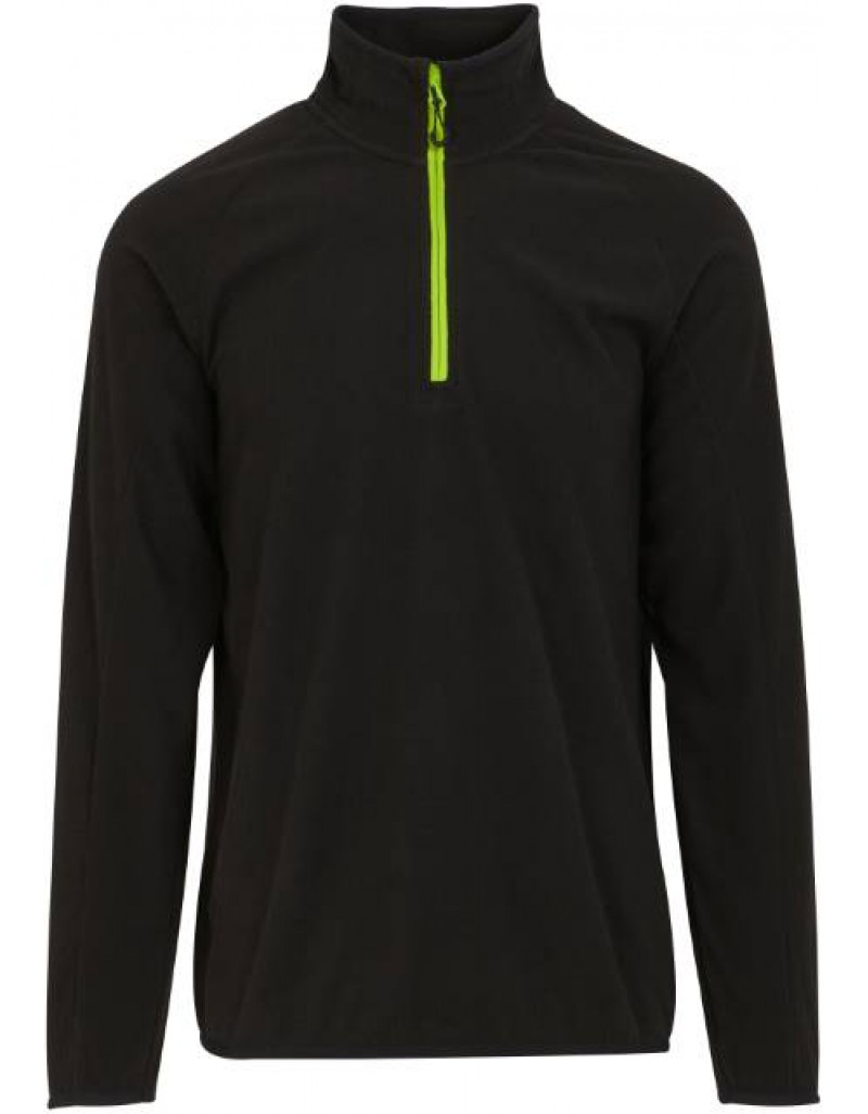 Fleece structurat cu 1/4 fermoar„Navigate”